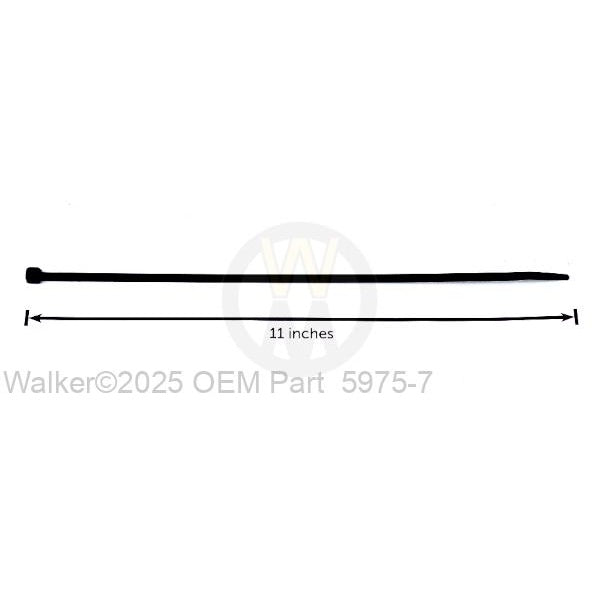 Walker Part # 5975-7 : CABLE TIE (50#x11')