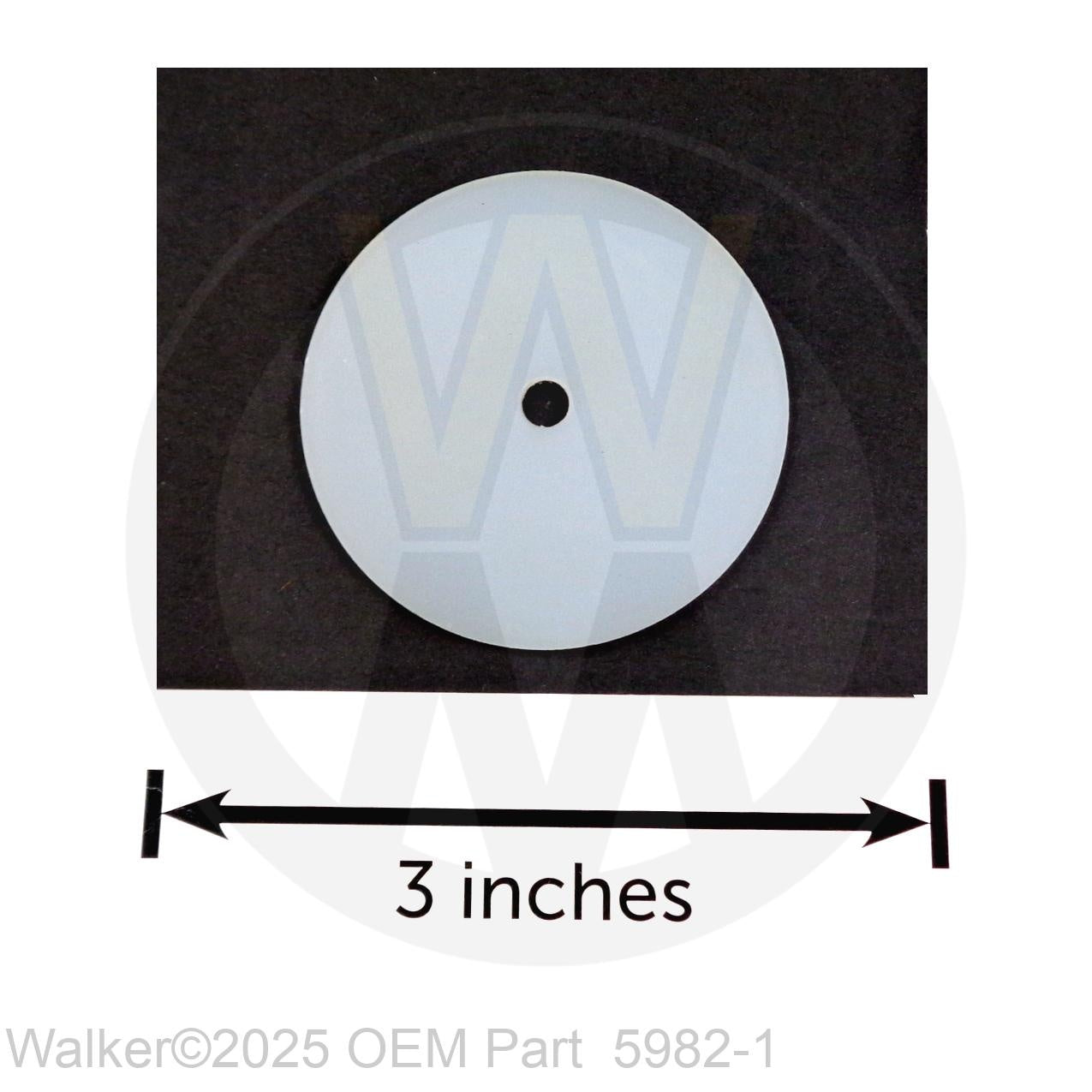 Walker Part # 5982-1 : (NR) Insulator Washer (2")