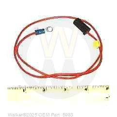 Walker Part # 5983 : (NR) Power Lead Wire