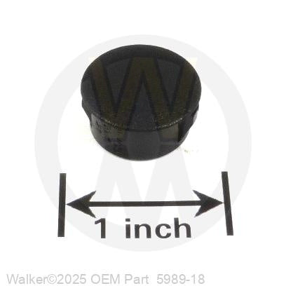 Walker Part # 5989-18 : Dome Plug (11/16)