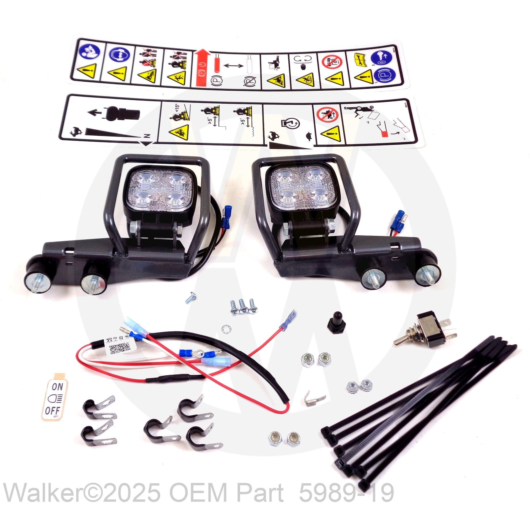 Walker Part # 5989-19 : (SU5989-25) MC23i Light Kit