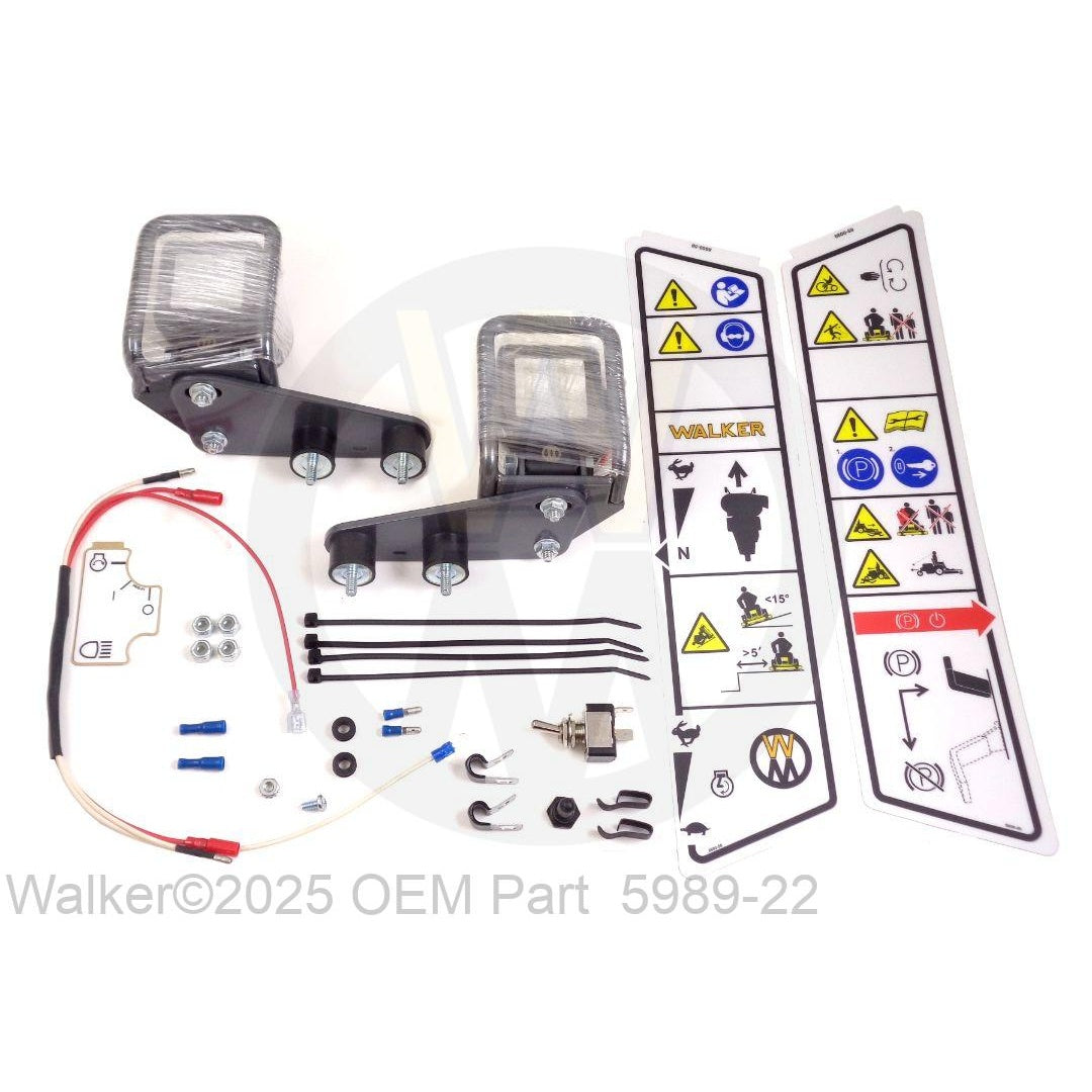 Walker Part # 5989-22 : MR Light Kit (LED)