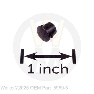 Walker Part # 5989-3 : DOME PLUG (5/16)