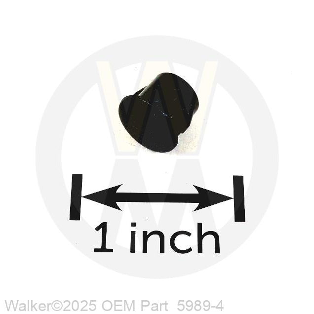 Walker Part # 5989-4 : DOME PLUG (3/8)