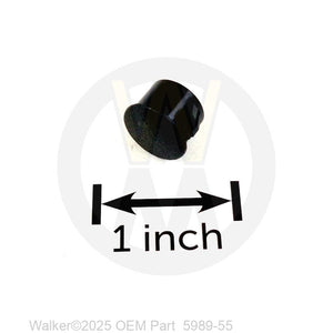 Walker Part # 5989-55 : DOME PLUG (1/2)
