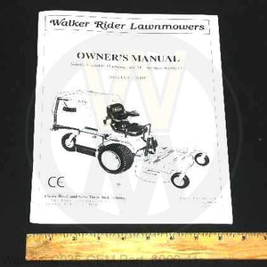 Walker Part # 6000-11 : OWNER'S MANUAL, C-TWIN/05