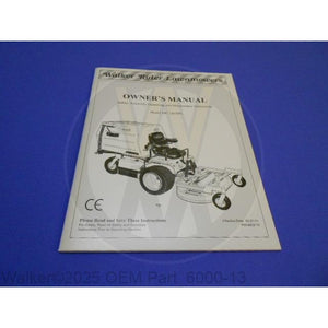 Walker Part # 6000-13 : OWNER'S MANUAL, C-20HP/07
