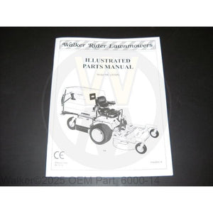 Walker Part # 6000-14 : PARTS MANUAL, C-20HP/10