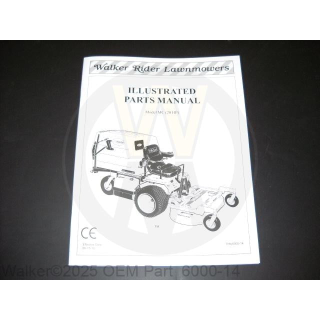 Walker Part # 6000-14 : PARTS MANUAL, C-20HP/10