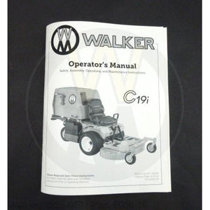 Walker Part # 6000-19 : Operators Manual/MC19I