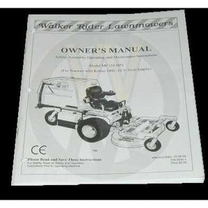 Walker Part # 6000-1 : OWNER'S MANUAL (C97-03)