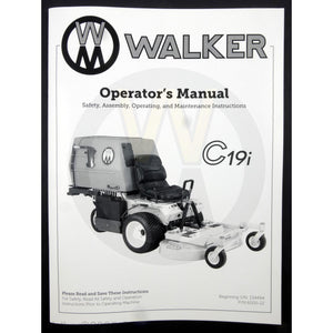 Walker Part # 6000-22 : Operators Manual/MC19i