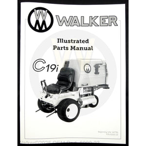 Walker Part # 6000-23 : Parts Manual/MC19i