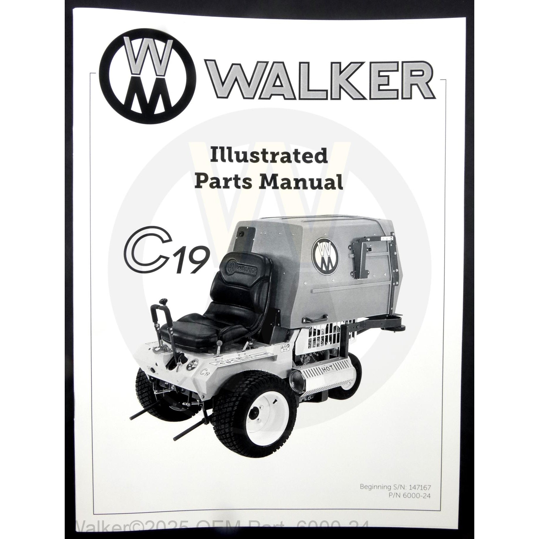 Walker Part # 6000-24 : MC19 Parts Manual