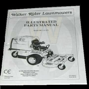 Walker Part # 6000-2 : PARTS MANUAL (C87-97)
