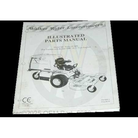 Walker Part # 6000-4 : PARTS MANUAL (C97-00)