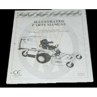 Walker Part # 6000-5 : PARTS MANUAL (C97-00/3-RING)