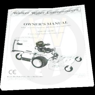 Walker Part # 6000-8 : OWNER'S MANUAL (C/03)