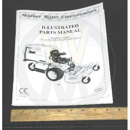 Walker Part # 6000-9 : PARTS MANUAL (C-18HP/03)