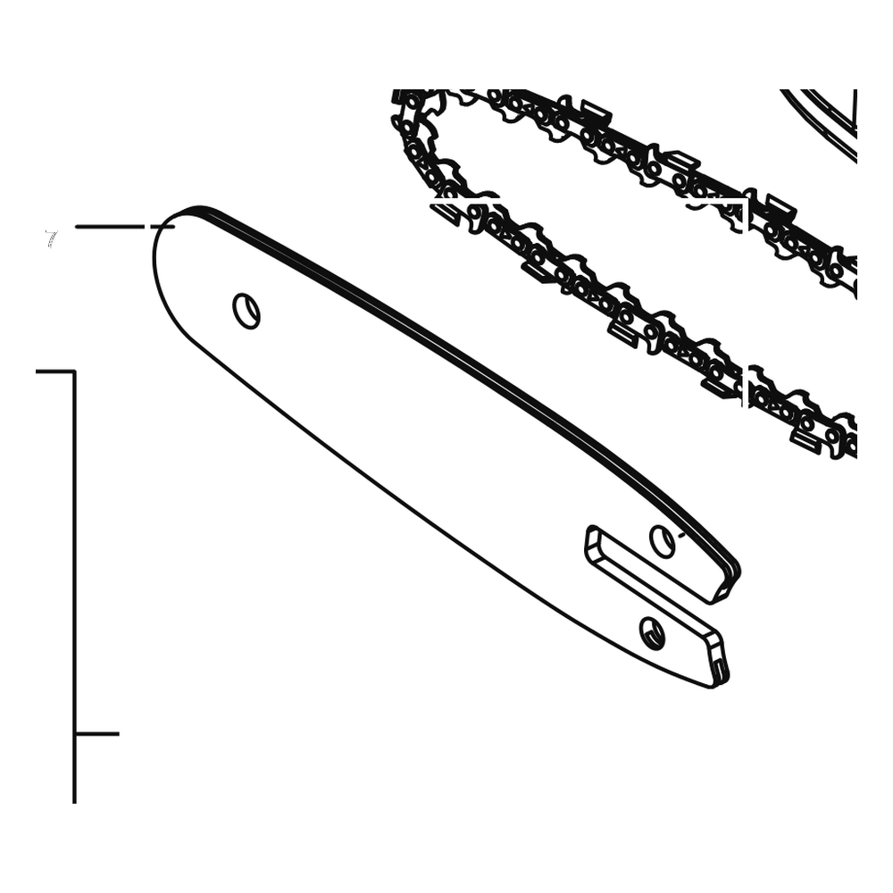 Kress Part # 60070578 : 5inch/12cm Chainsaw bar for KA2612