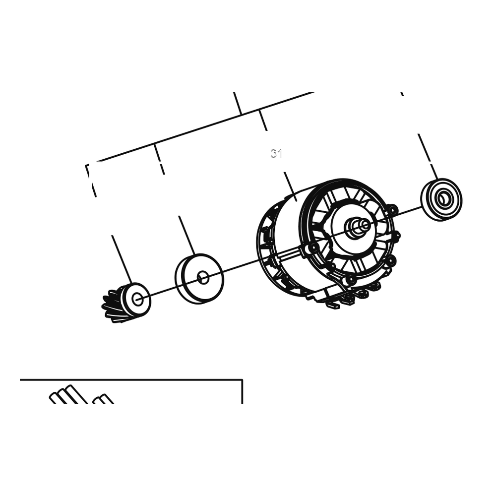 Kress Part # 60070602 : Brushless Motor