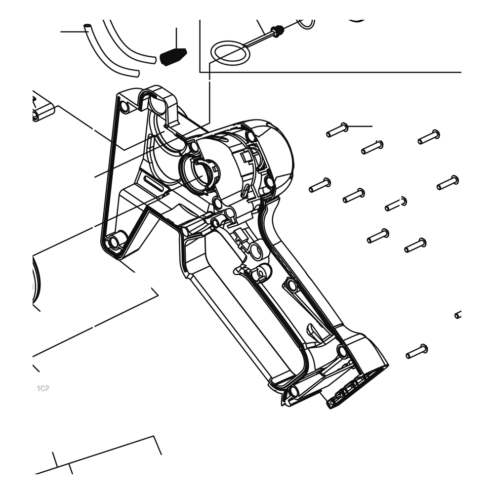 Kress Part # 60070621 : Right Housing Assembly