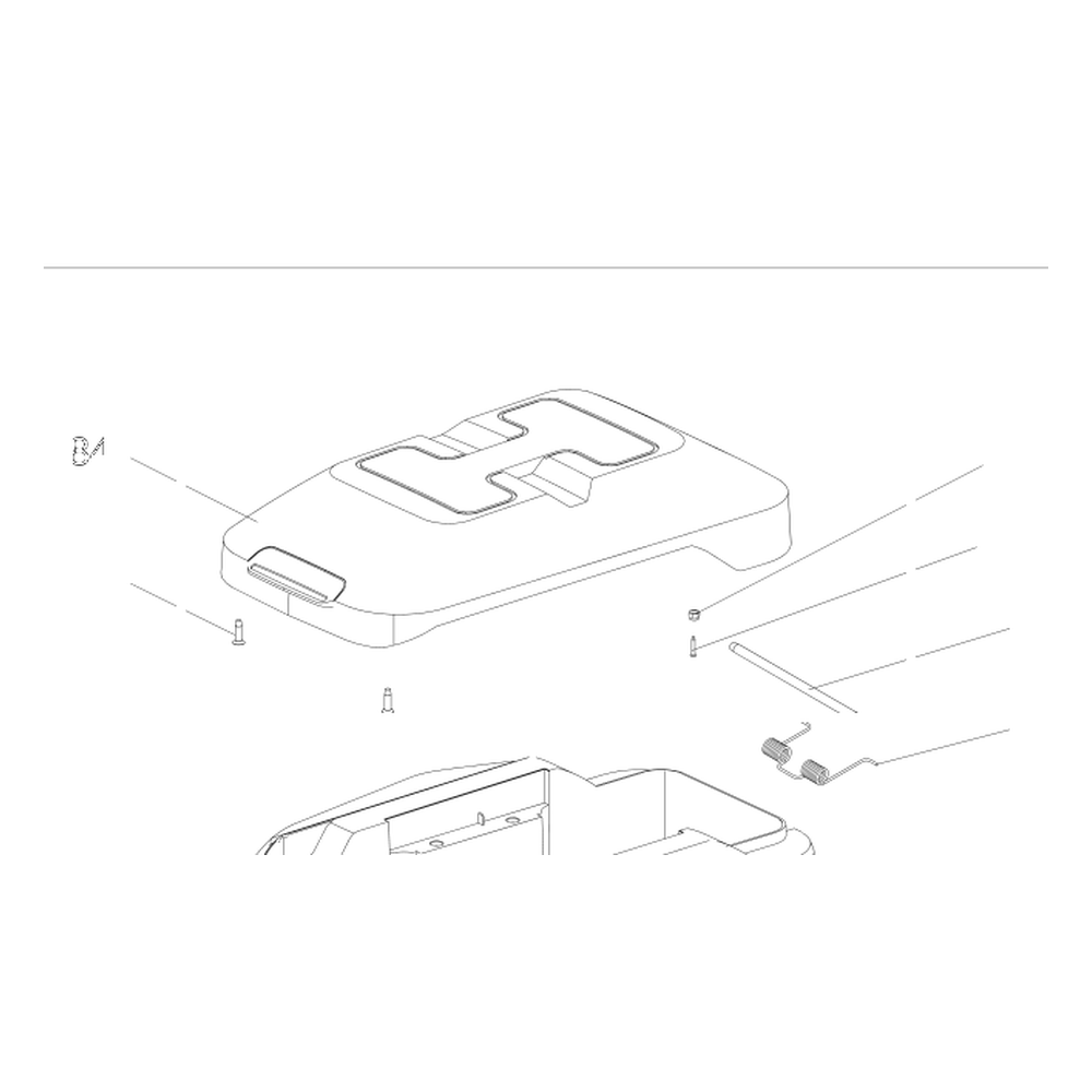 Kress Part # 60075551 : Battery Pack Compartment Top Cover