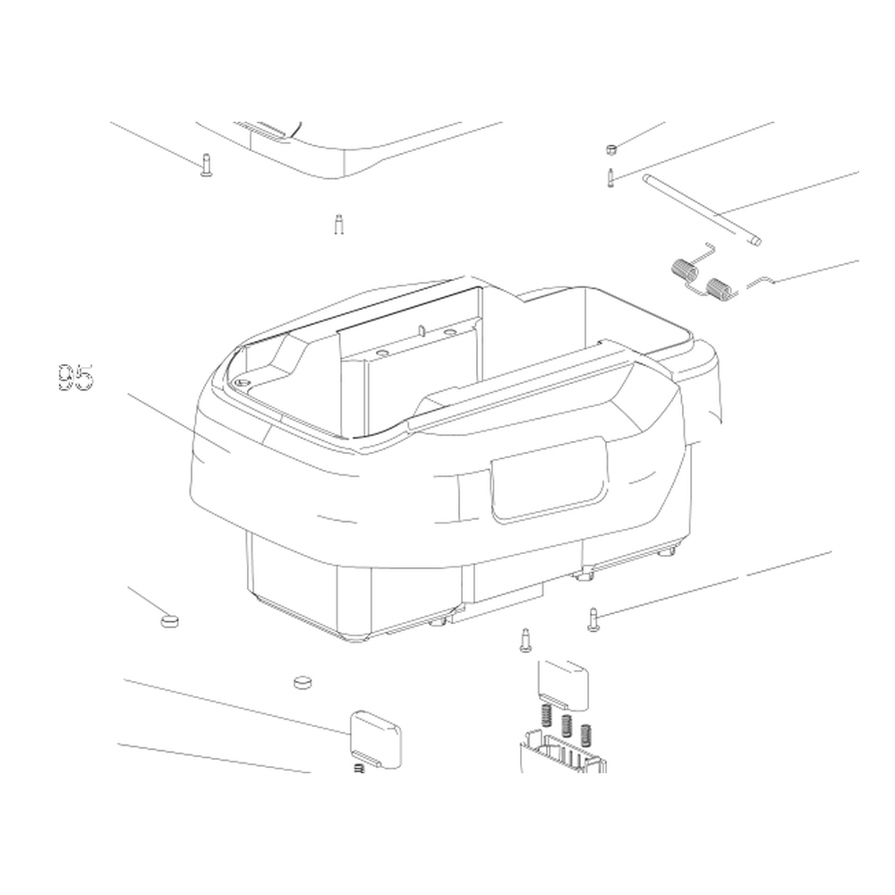 Kress Part # 60075562 : Battery Pack Compartment