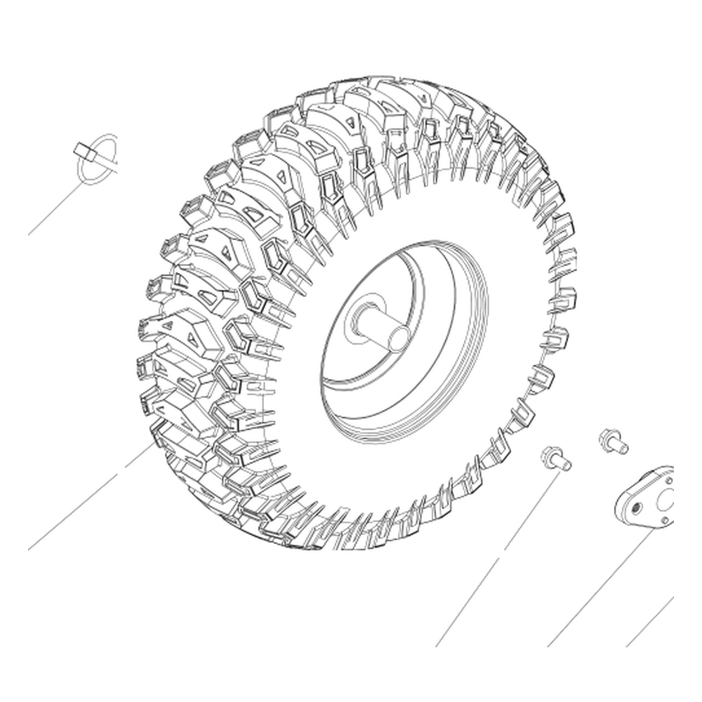 Kress Part # 60075580 : Right Tire