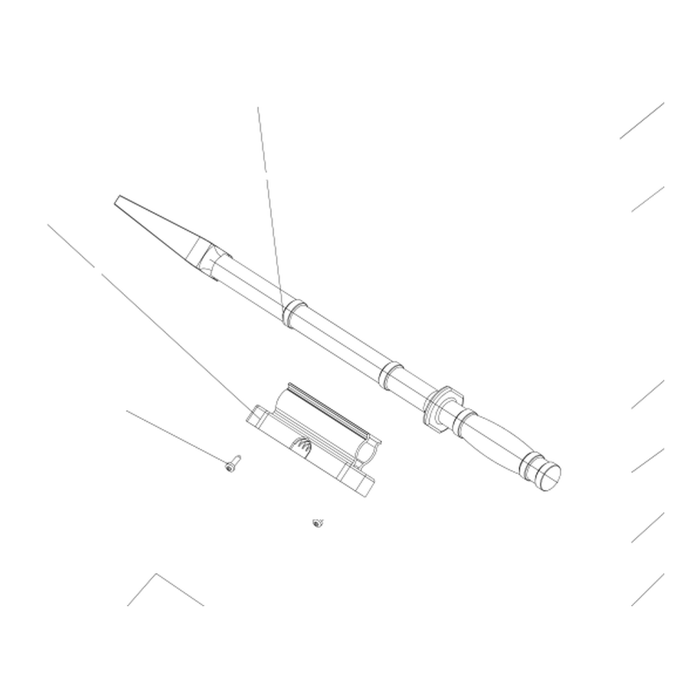 Kress Part # 60075582 : Snow Knife Shaft Fixing Frame