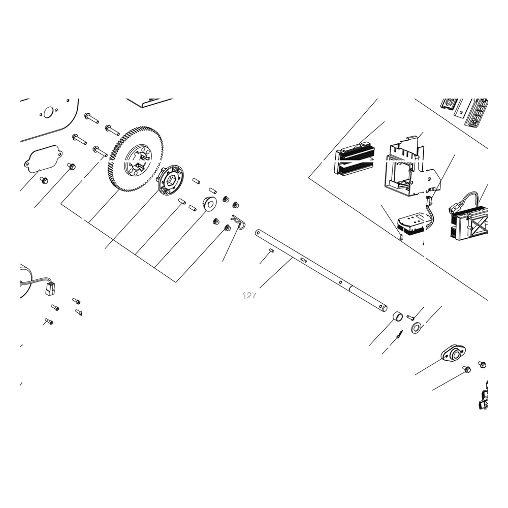 Kress Part # 60075590 : Axle