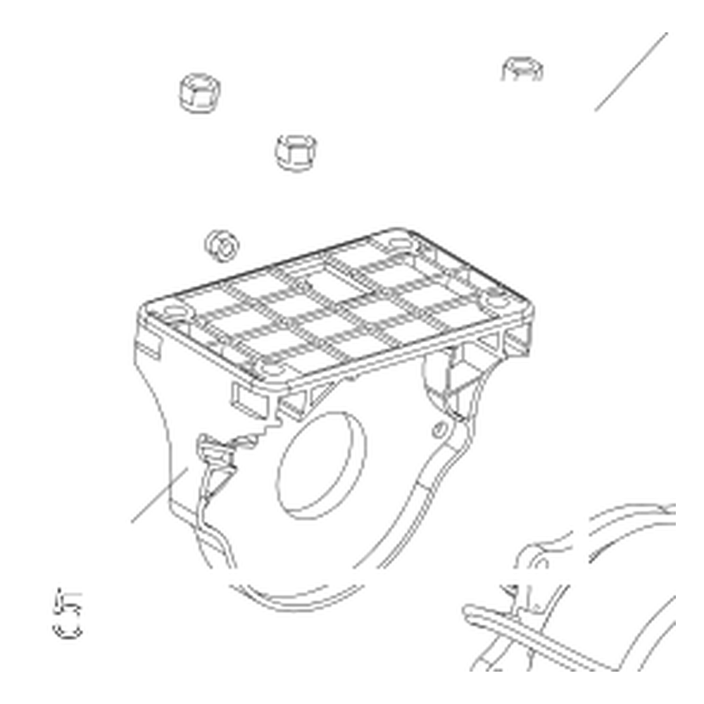 Kress Part # 60075608 : Motor Fixing Frame