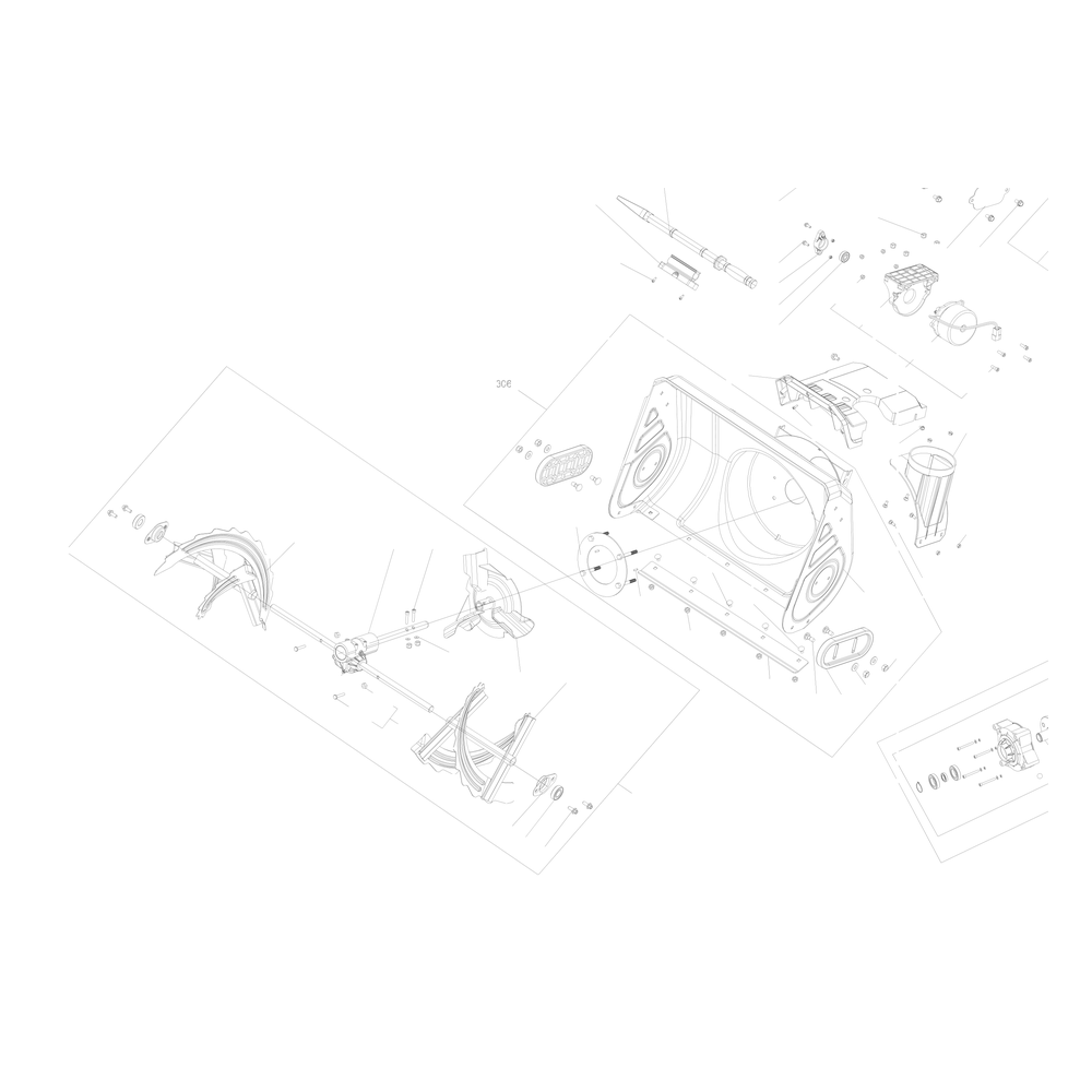Kress Part # 60075668 : Snow bucket set assembly