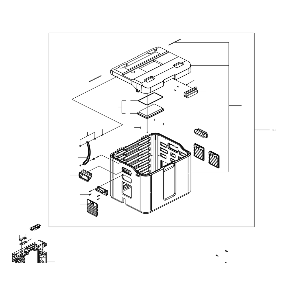 Kress Part # 60080514 : Upper box assembly