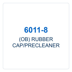 Walker Part # 6011-8 : (OB) RUBBER CAP/PRECLEANER