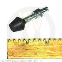 Walker Part # 6011-9 : THREADED RUBBER STOP