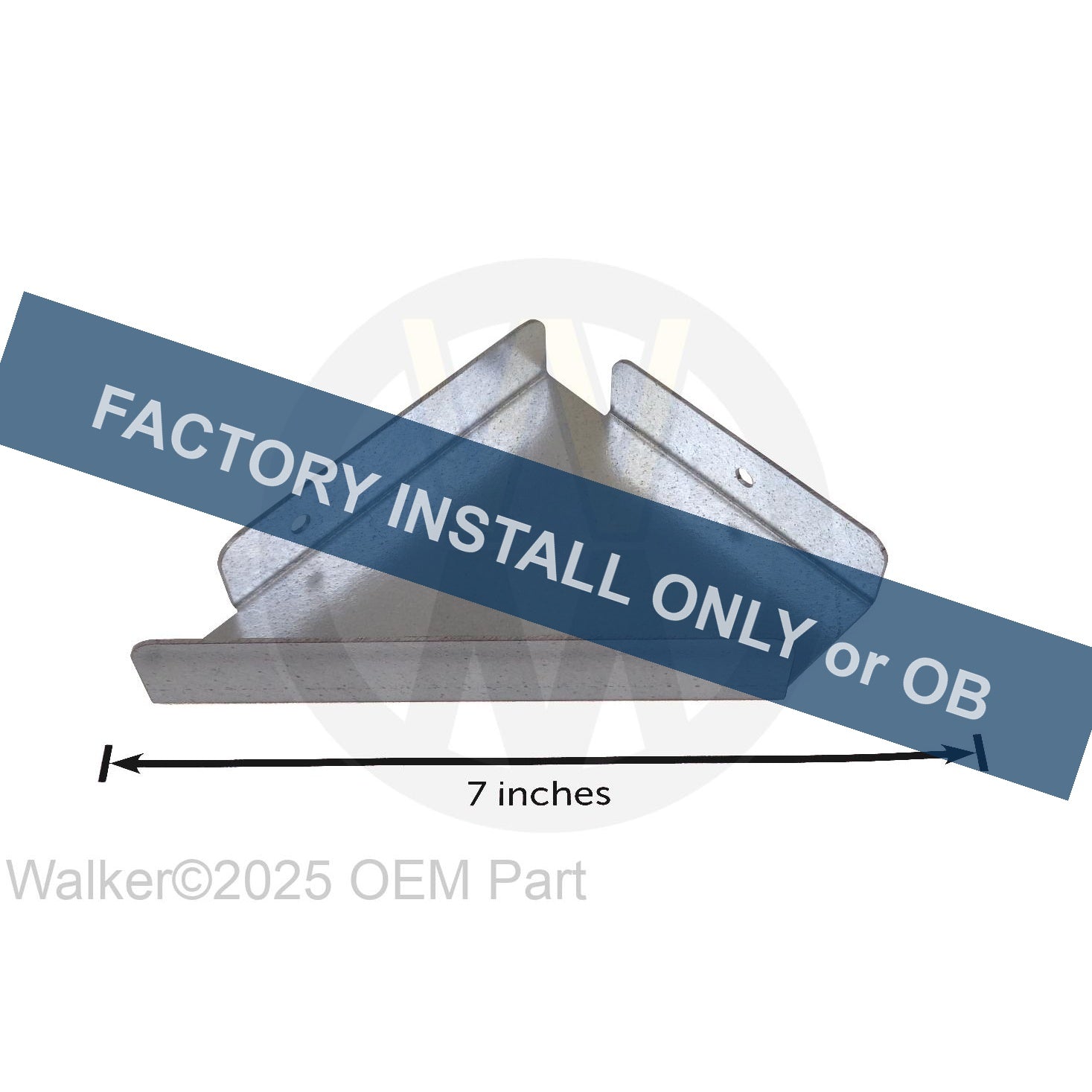 Walker Part # 6013-24 : *HEAT SHIELD GUSSET*