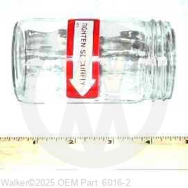 Walker Part # 6016-2 : GLASS COLLECTION JAR W/O LID