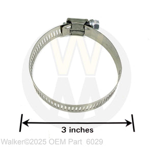 Walker Part # 6029 : HOSE CLAMP (2-1/2)