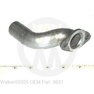 Walker Part # 6051 : EXHAUST PIPE/FRONT (4-1/4)