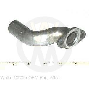 Walker Part # 6051 : EXHAUST PIPE/FRONT (4-1/4)
