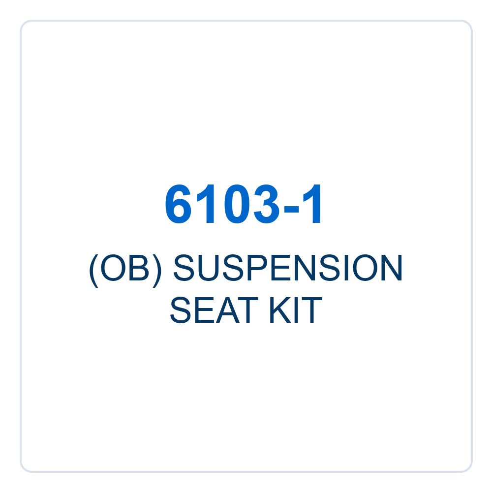 Walker Part # 6103-1 : (OB) SUSPENSION SEAT KIT