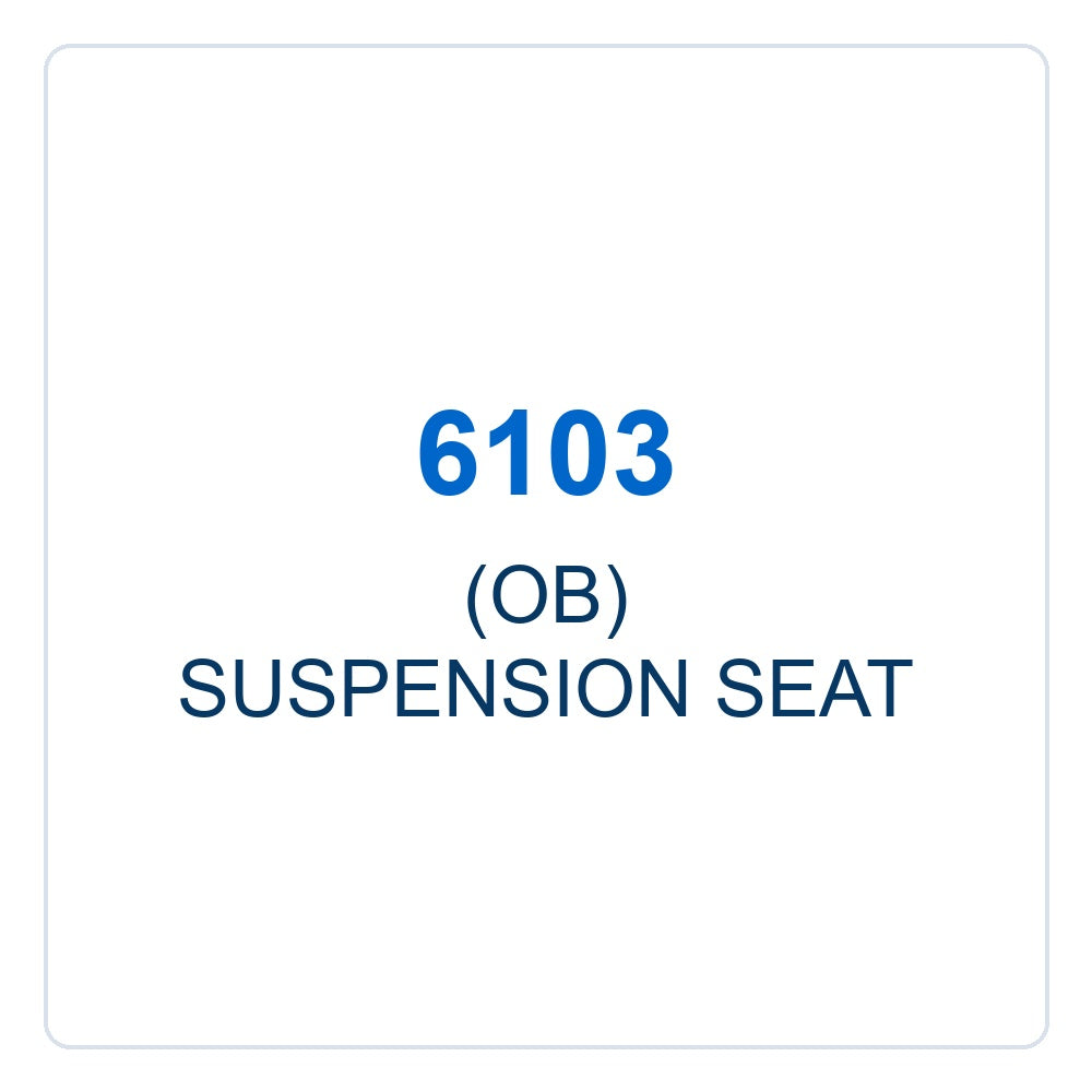 Walker Part # 6103 : (OB) SUSPENSION SEAT