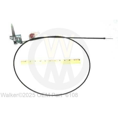 Walker Part # 6108 : (NR) Throttle Cntrl&Cable Assy
