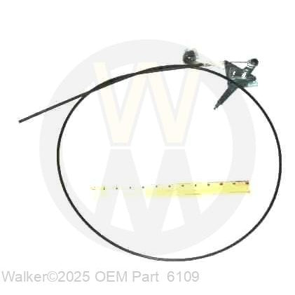 Walker Part # 6109 : (NR) Choke Cntrl & Cable Assy