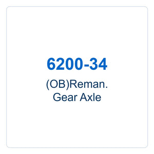 Walker Part # 6200-34 : (OB)Reman. Gear Axle