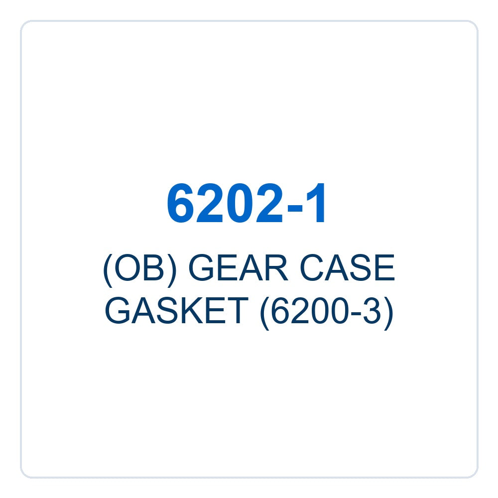 Walker Part # 6202-1 : (OB) GEAR CASE GASKET (6200-3)