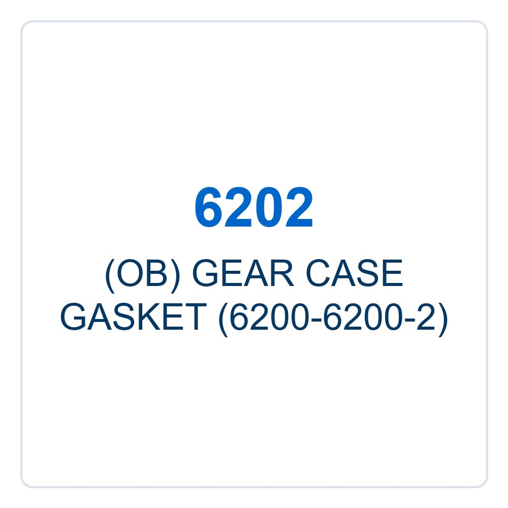 Walker Part # 6202 : (OB) GEAR CASE GASKET (6200-6200-2)