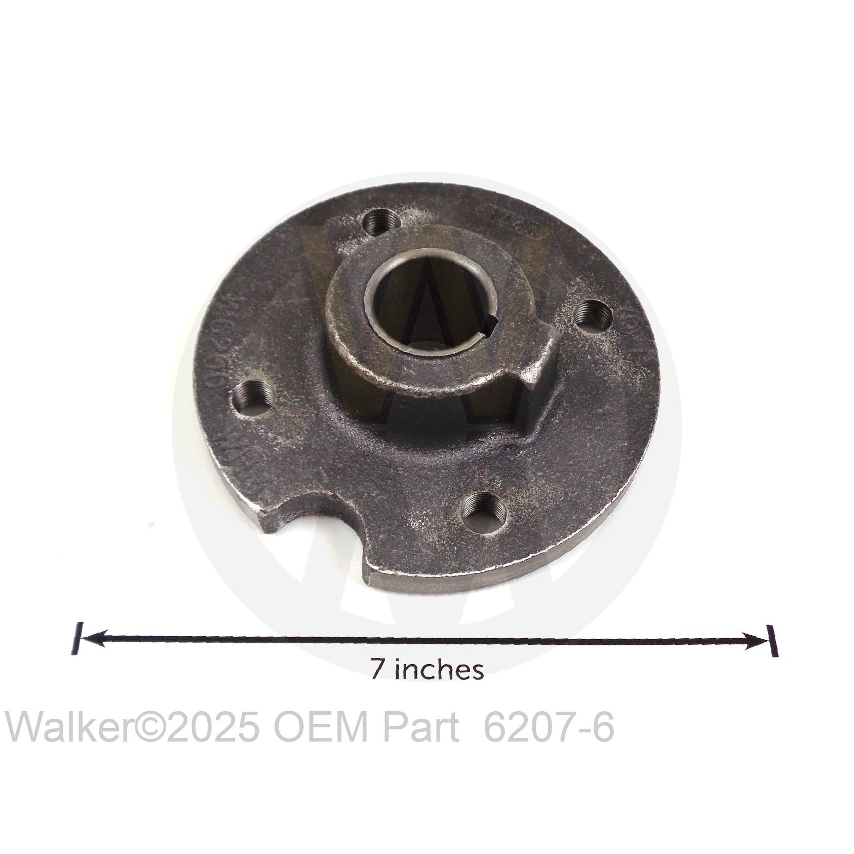 Walker Part # 6207-6 : WHEEL HUB (W6200WHM)