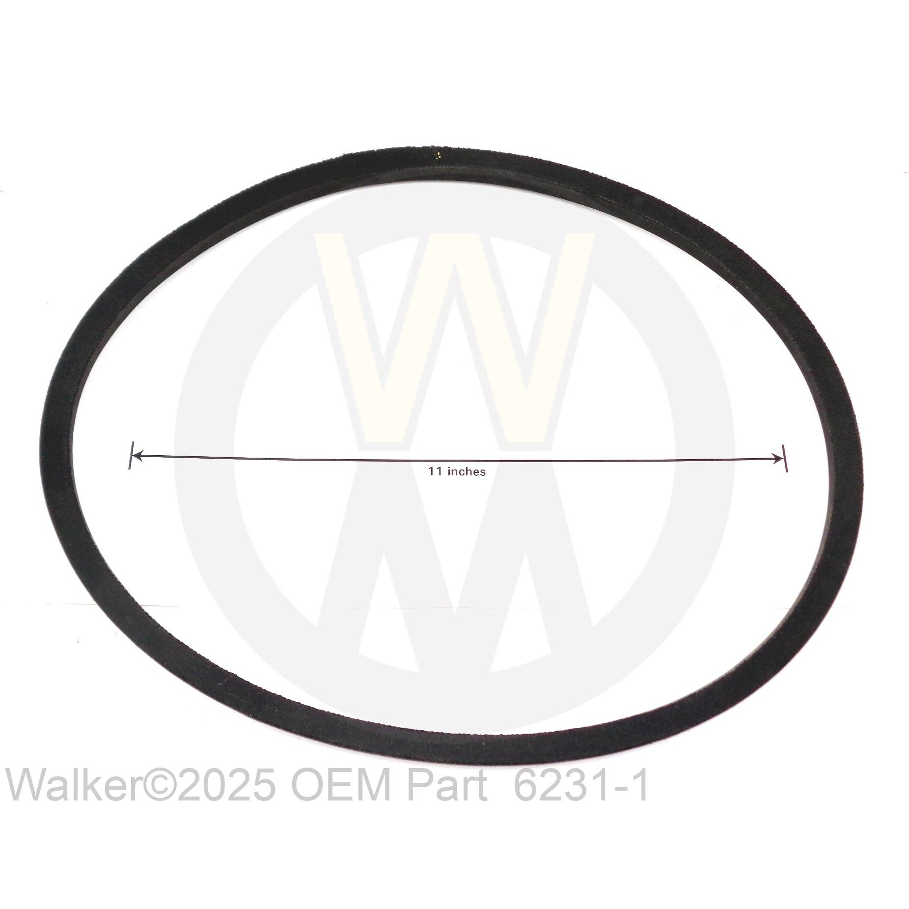 Walker Part # 6231-1 : PTO Drive Belt (B35K)
